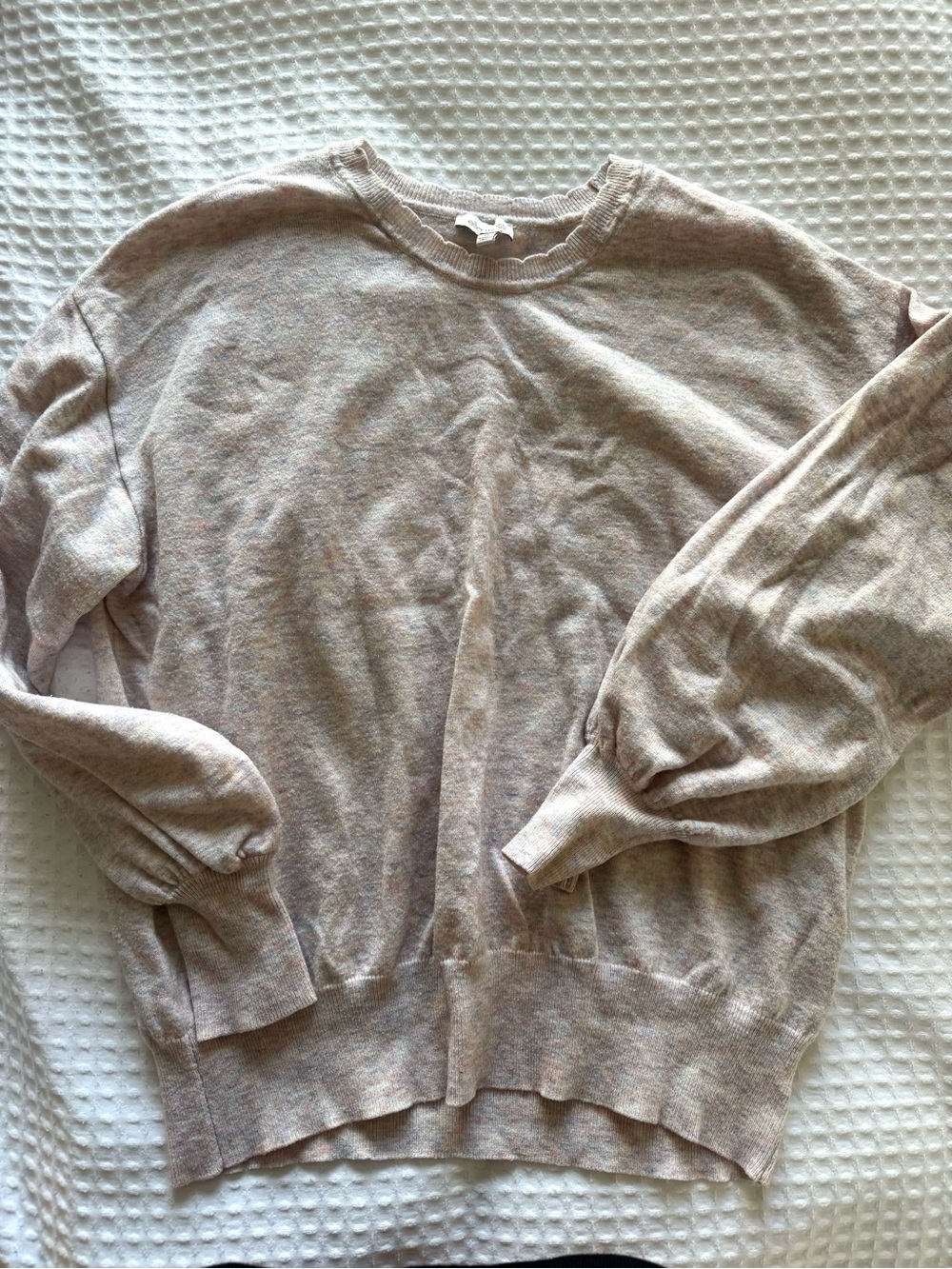 Pink marbled sweater